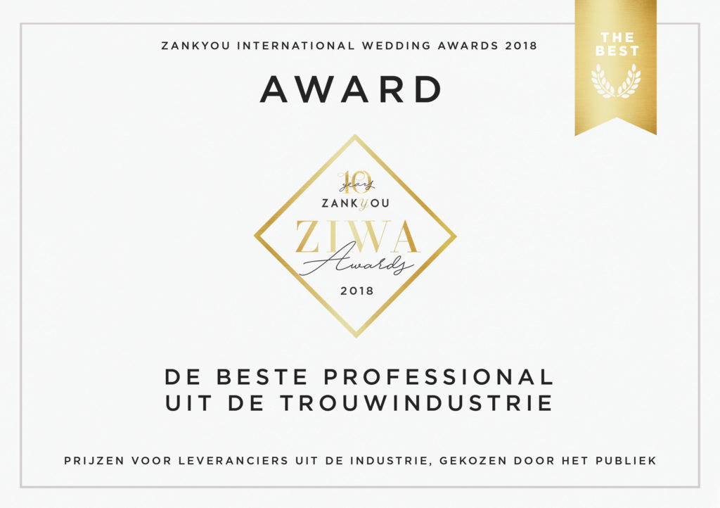 Wedding Wonderland has become the winner of a 2018 Zankyou International Wedding Award in the wedding dresses category! #trots
