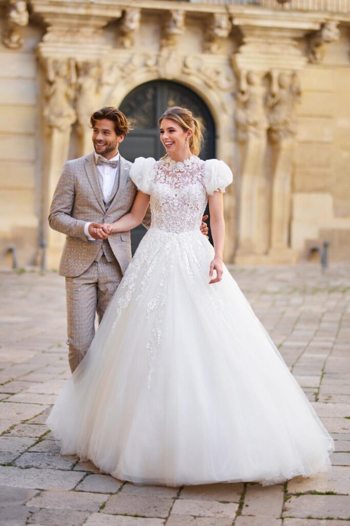 Custom wedding dress