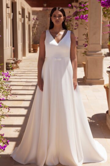 Bianco Evento Plus Size Regina