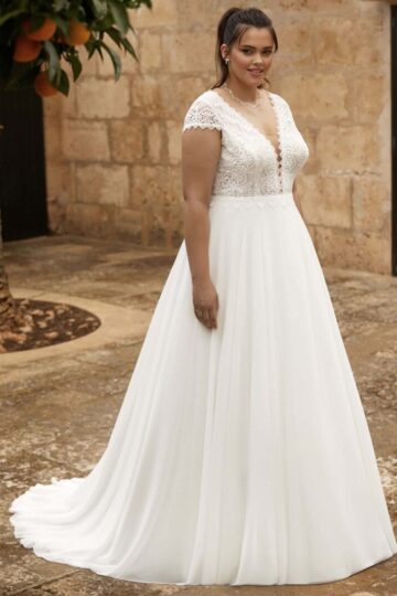 Bianco Evento Teresa Plus Size